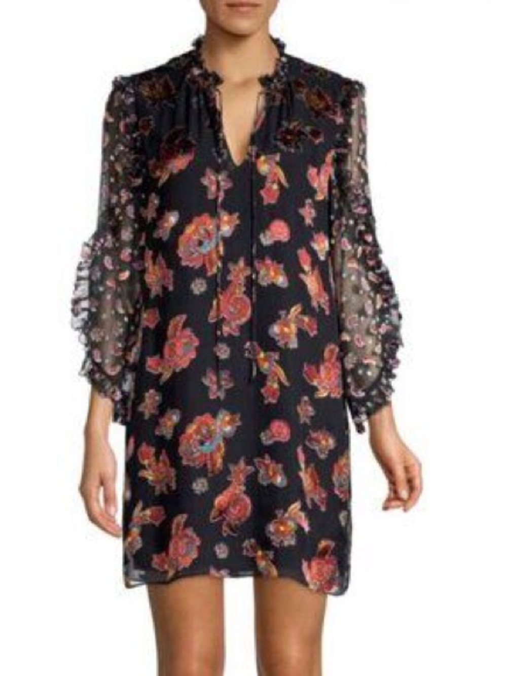 Alice + Olivia Julius mini shift dress EUC - Picture 6 of 7